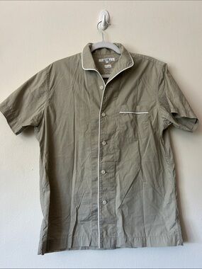 Journal Standard Relume Japan Cotton Poplin Pajama Shirt SS Scandi Minimalist L